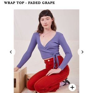 Big Bud Press Wrap Top color grape size 2